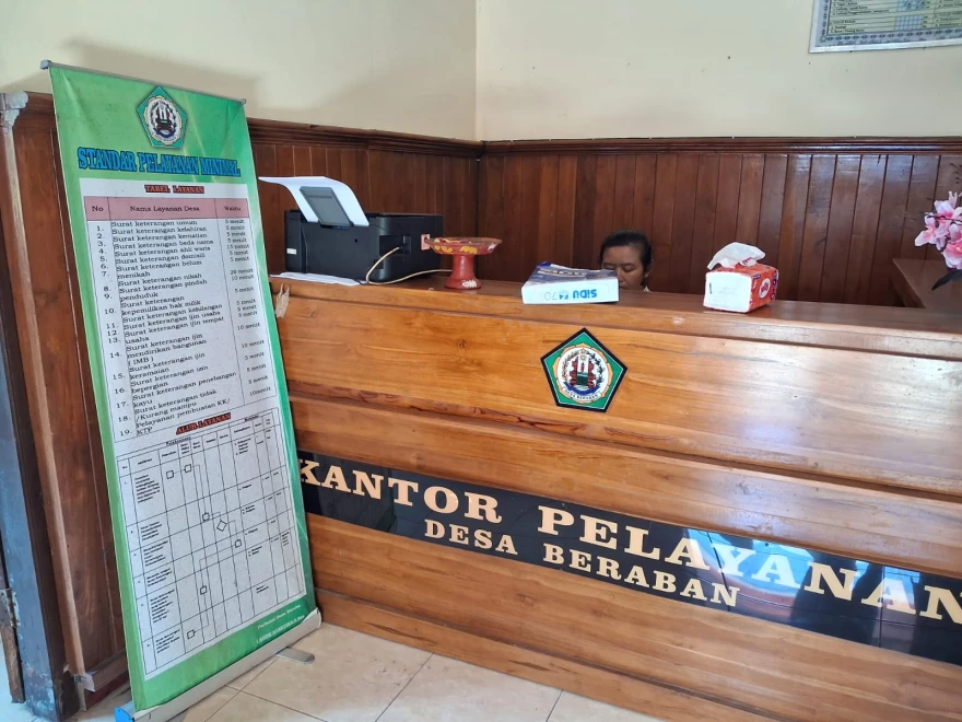 Desa Beraban Selemadeg Timur Tetapkan Standar Pelayanan Minimal, Layanan Administrasi Rata-Rata Selesai dalam Hitungan Menit
